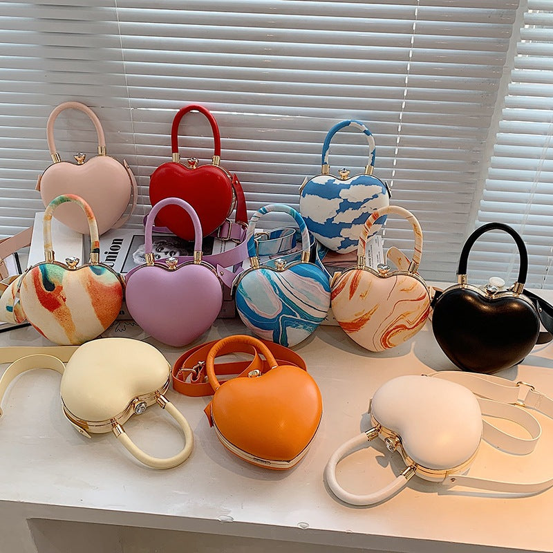 Multicolor Heart Acrylic Bag HB1648