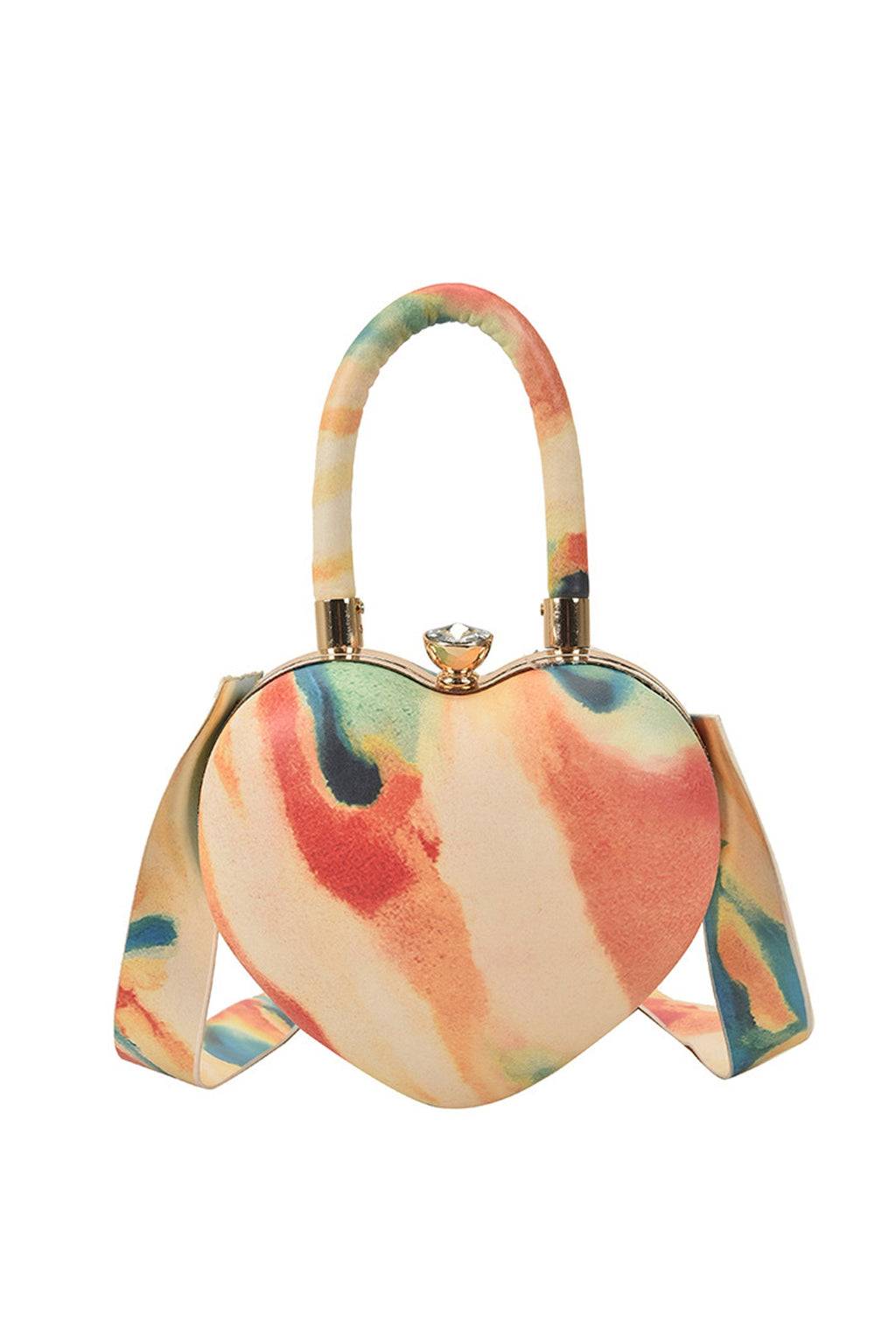 Multicolor Heart Acrylic Bag HB1648
