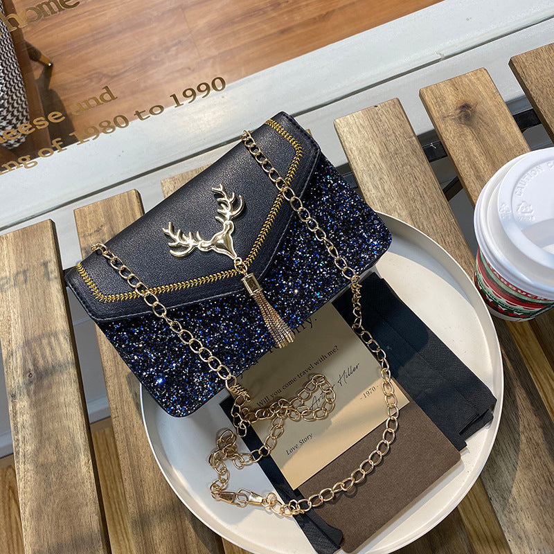 Antlers Tassel Pu Leather Crossbody HB1652