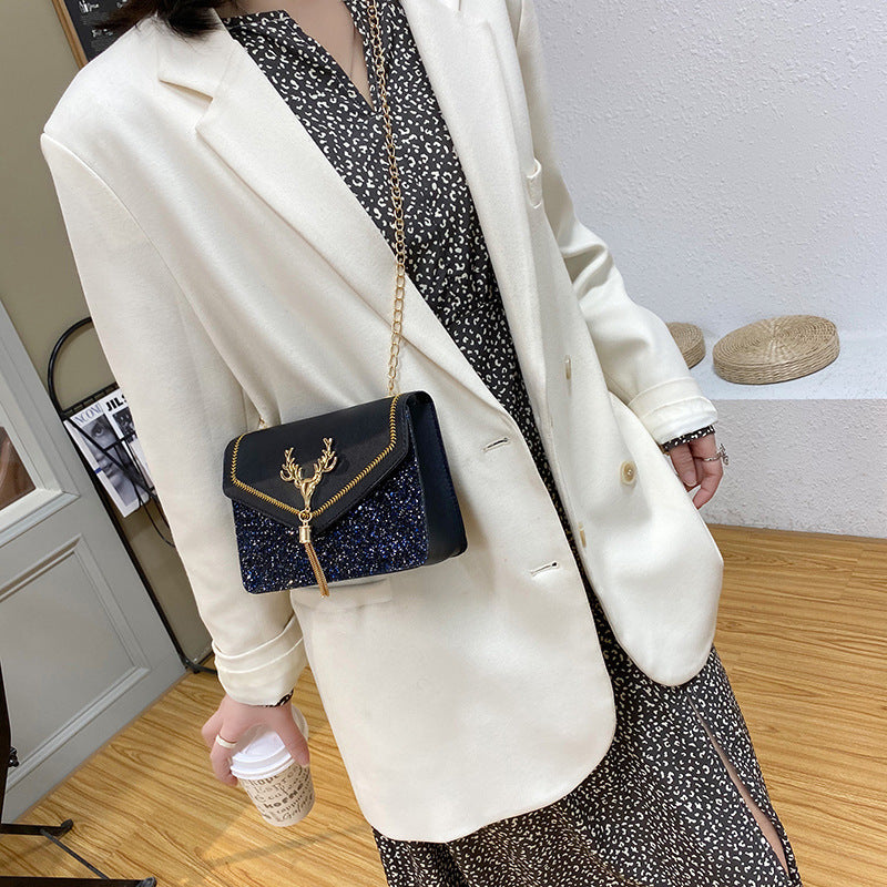 Antlers Tassel Pu Leather Crossbody HB1652
