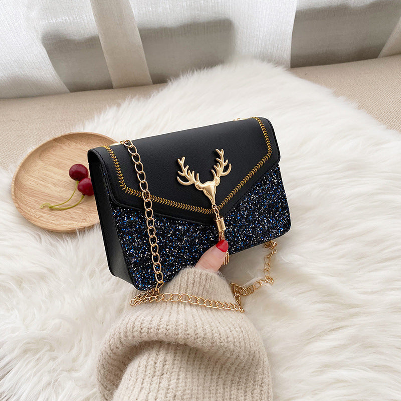 Antlers Tassel Pu Leather Crossbody HB1652