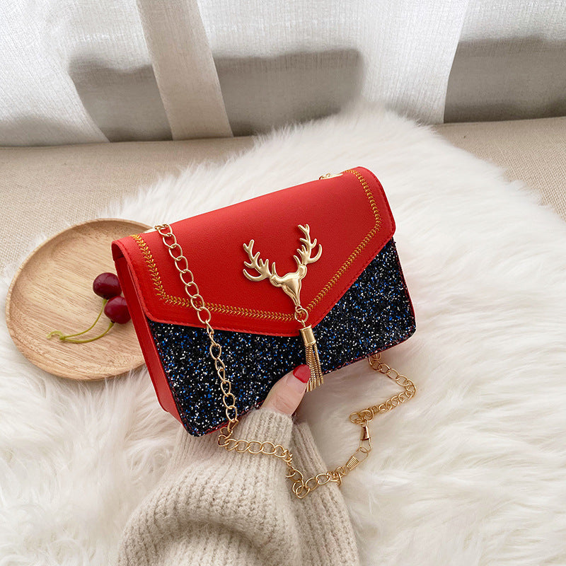 Antlers Tassel Pu Leather Crossbody HB1652