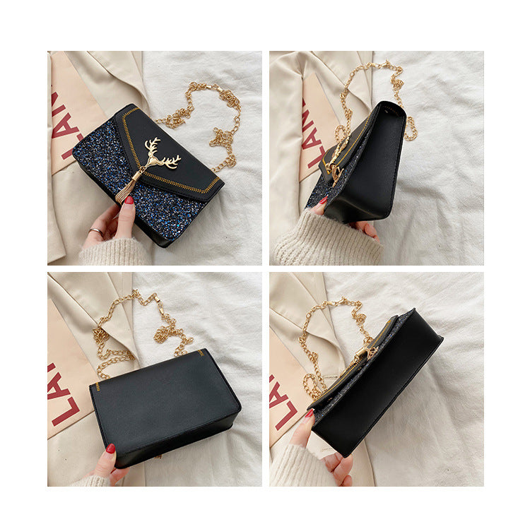 Antlers Tassel Pu Leather Crossbody HB1652