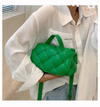 Braided Pu Leather Crossbody Bag HB1655