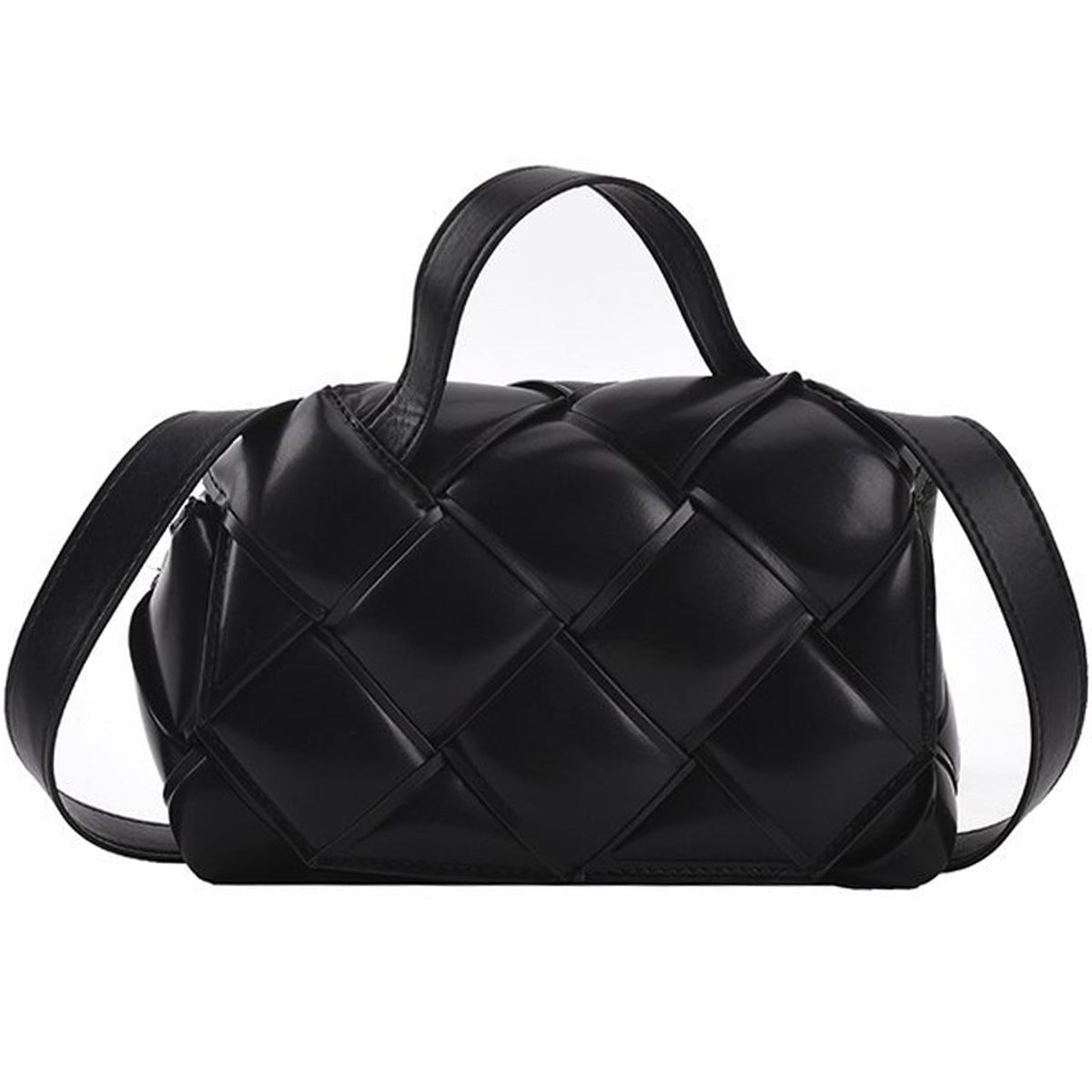 Braided Pu Leather Crossbody Bag HB1655