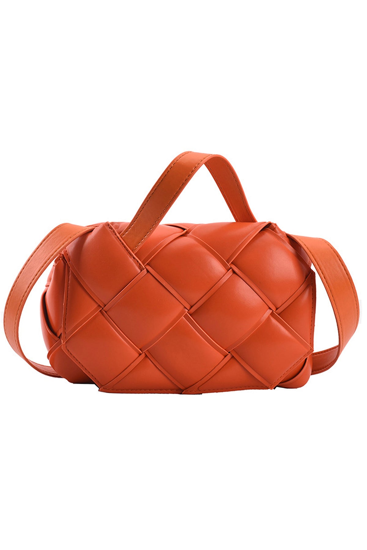 Braided Pu Leather Crossbody Bag HB1655