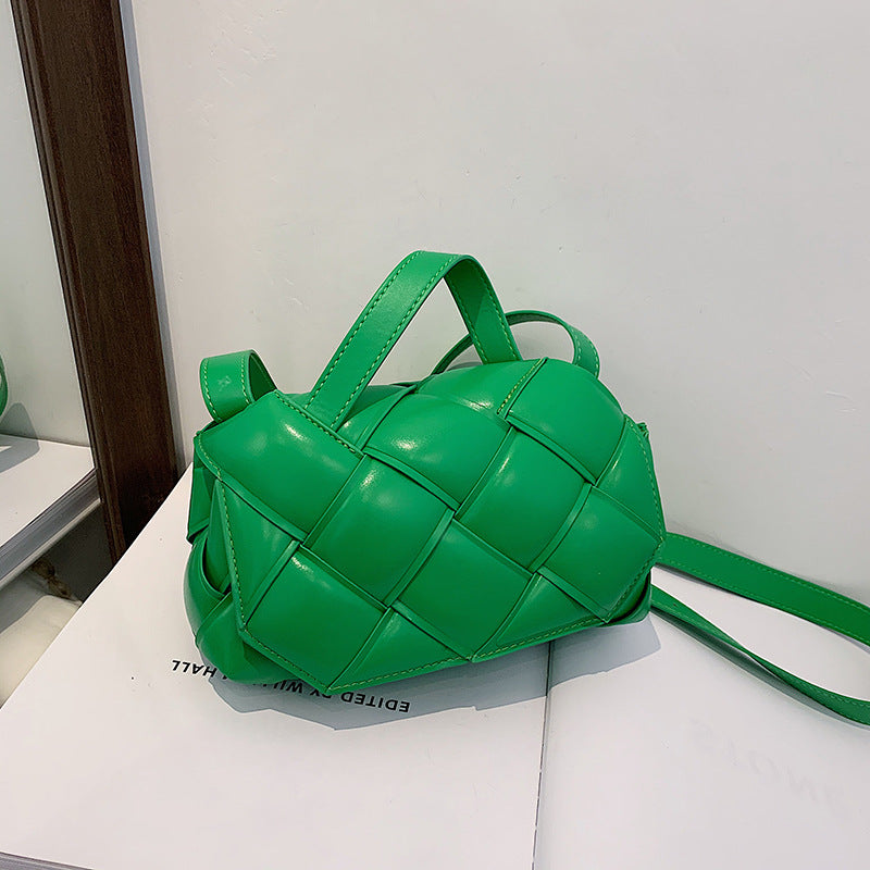 Braided Pu Leather Crossbody Bag HB1655