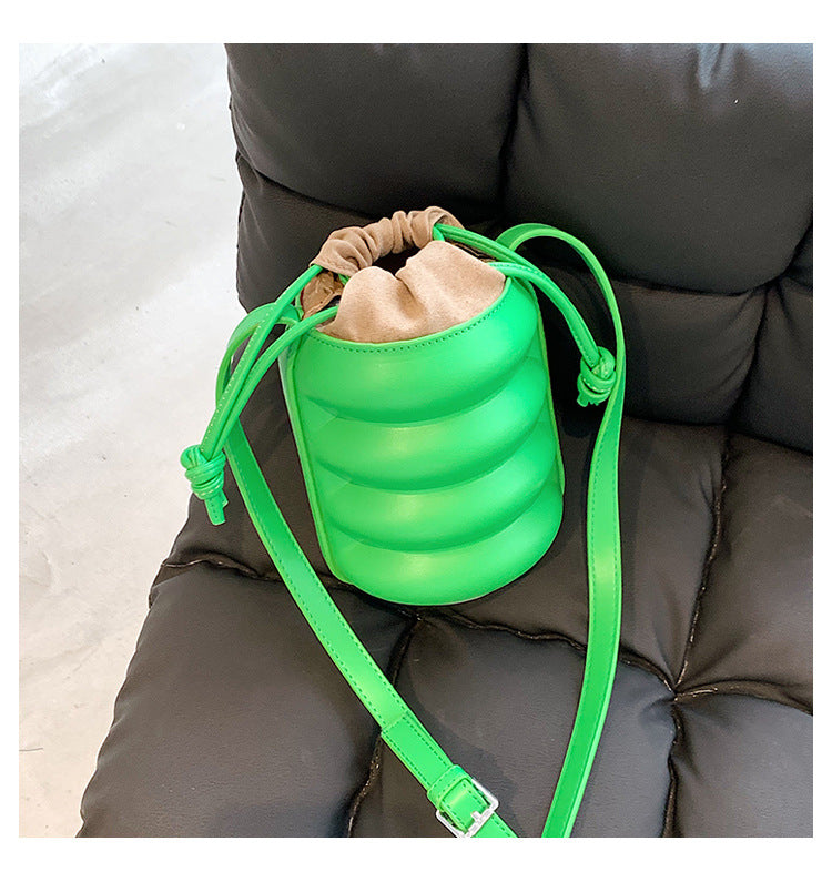 Pu Leather Bucket Bag HB1657