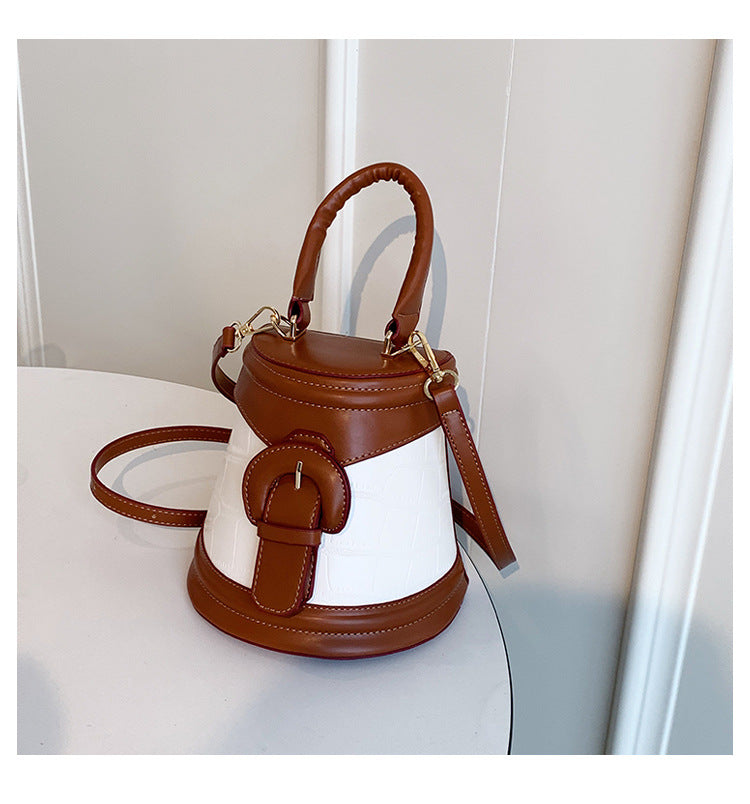 Pu Leather Bucket Bag HB1658
