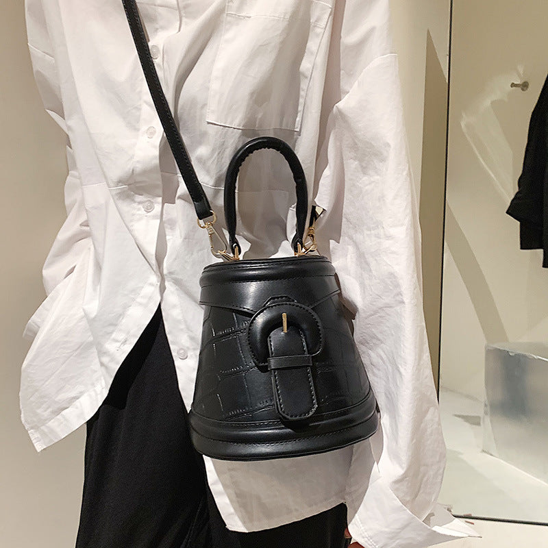 Pu Leather Bucket Bag HB1658