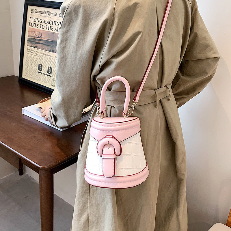 Pu Leather Bucket Bag HB1658