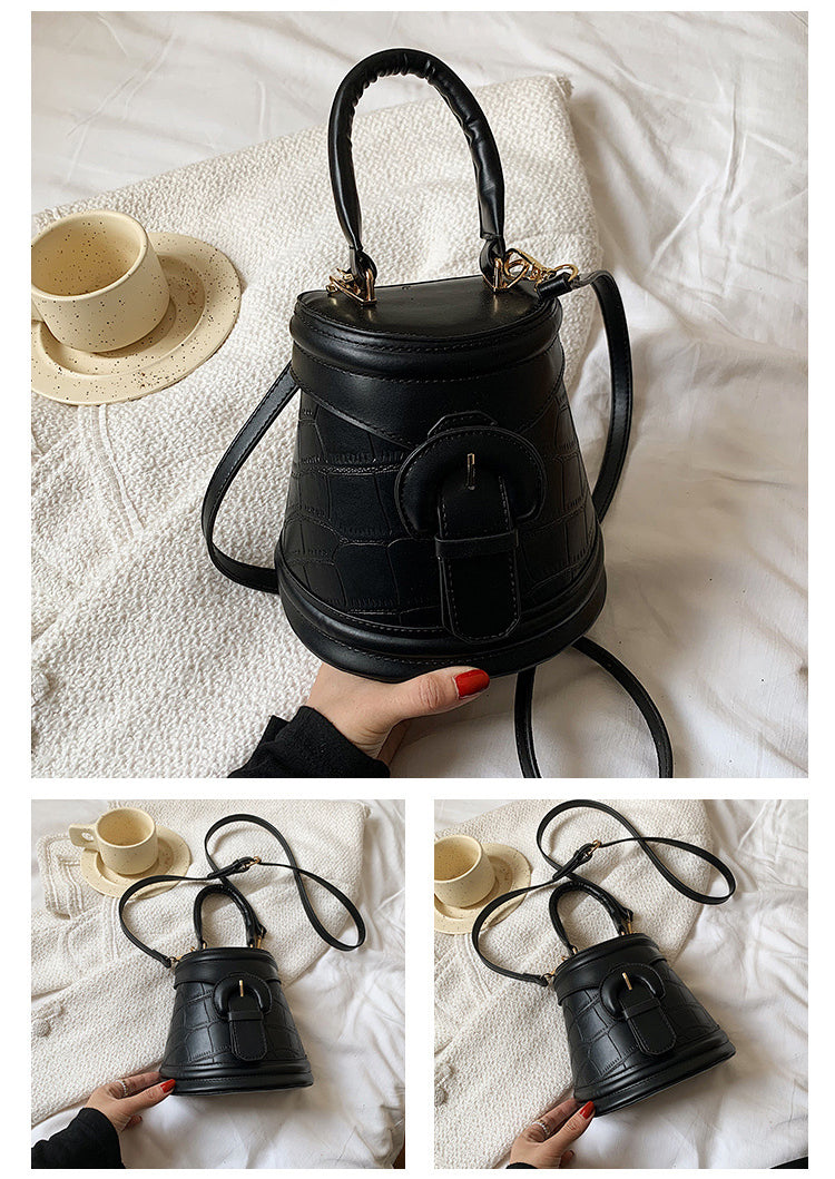 Pu Leather Bucket Bag HB1658