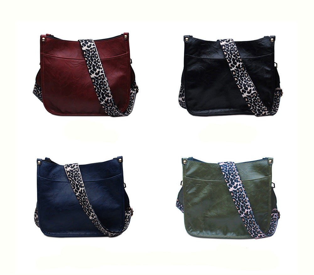 Pu Leather Animal Pattern Strap Crossbody HB1659