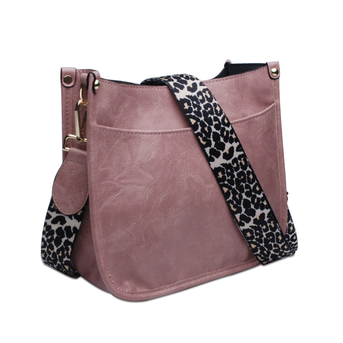 Pu Leather Animal Pattern Strap Crossbody HB1659