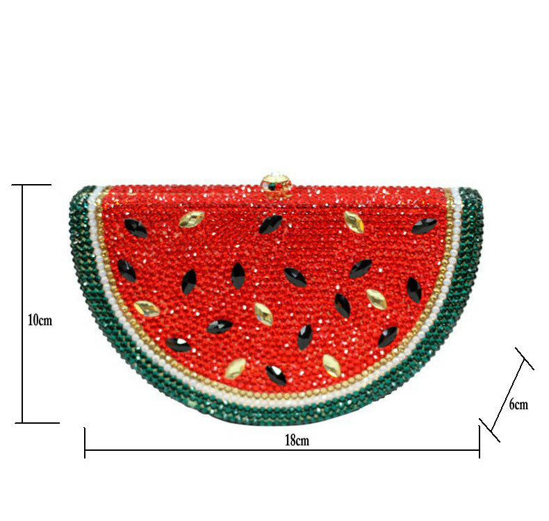 Watermelon Rhinestone Evenning Bag HB1663