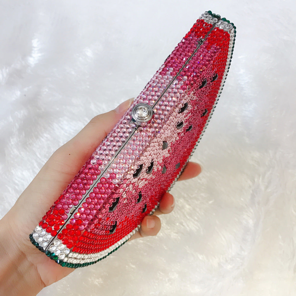 Watermelon Rhinestone Evenning Bag HB1663