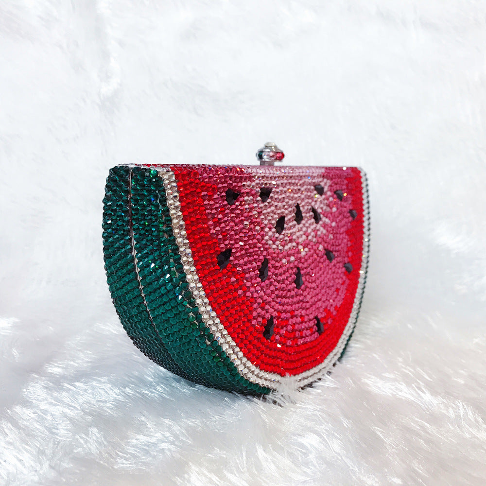 Watermelon Rhinestone Evenning Bag HB1663