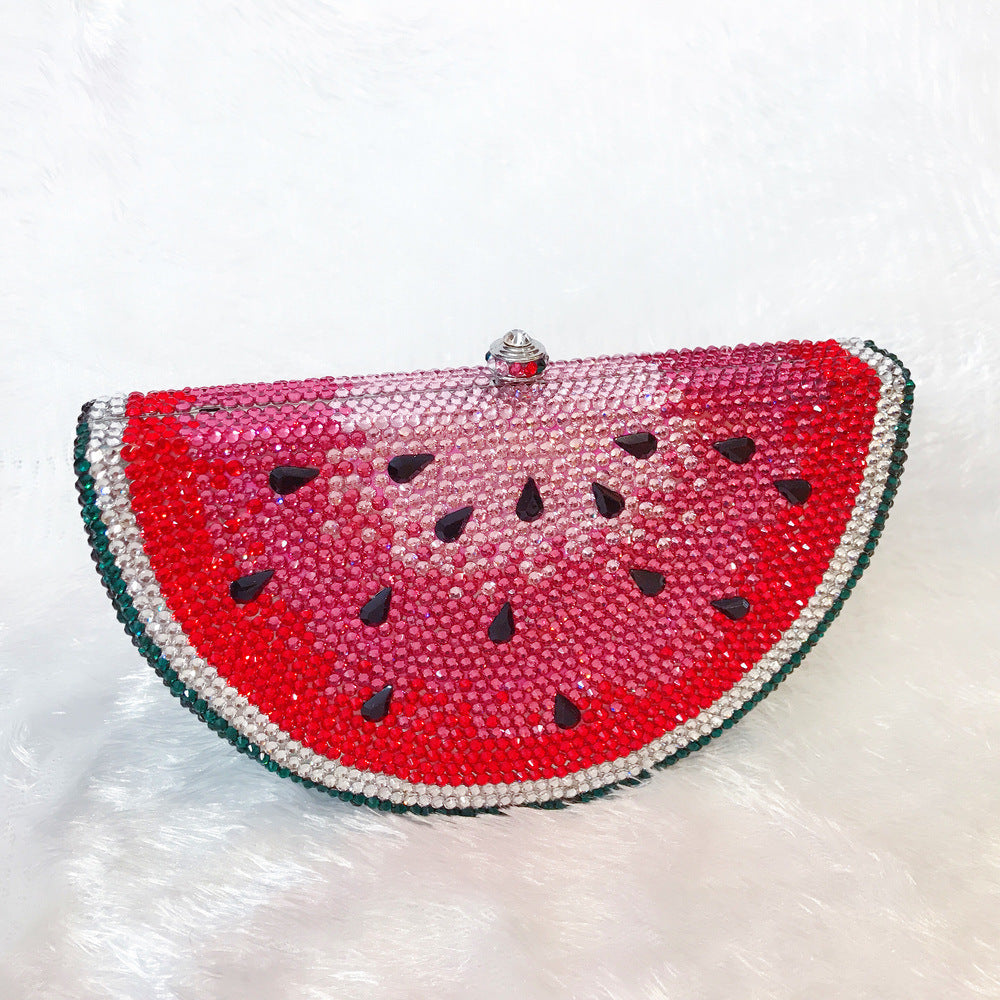 Watermelon Rhinestone Evenning Bag HB1663
