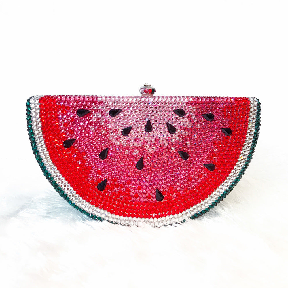 Watermelon Rhinestone Evenning Bag HB1663