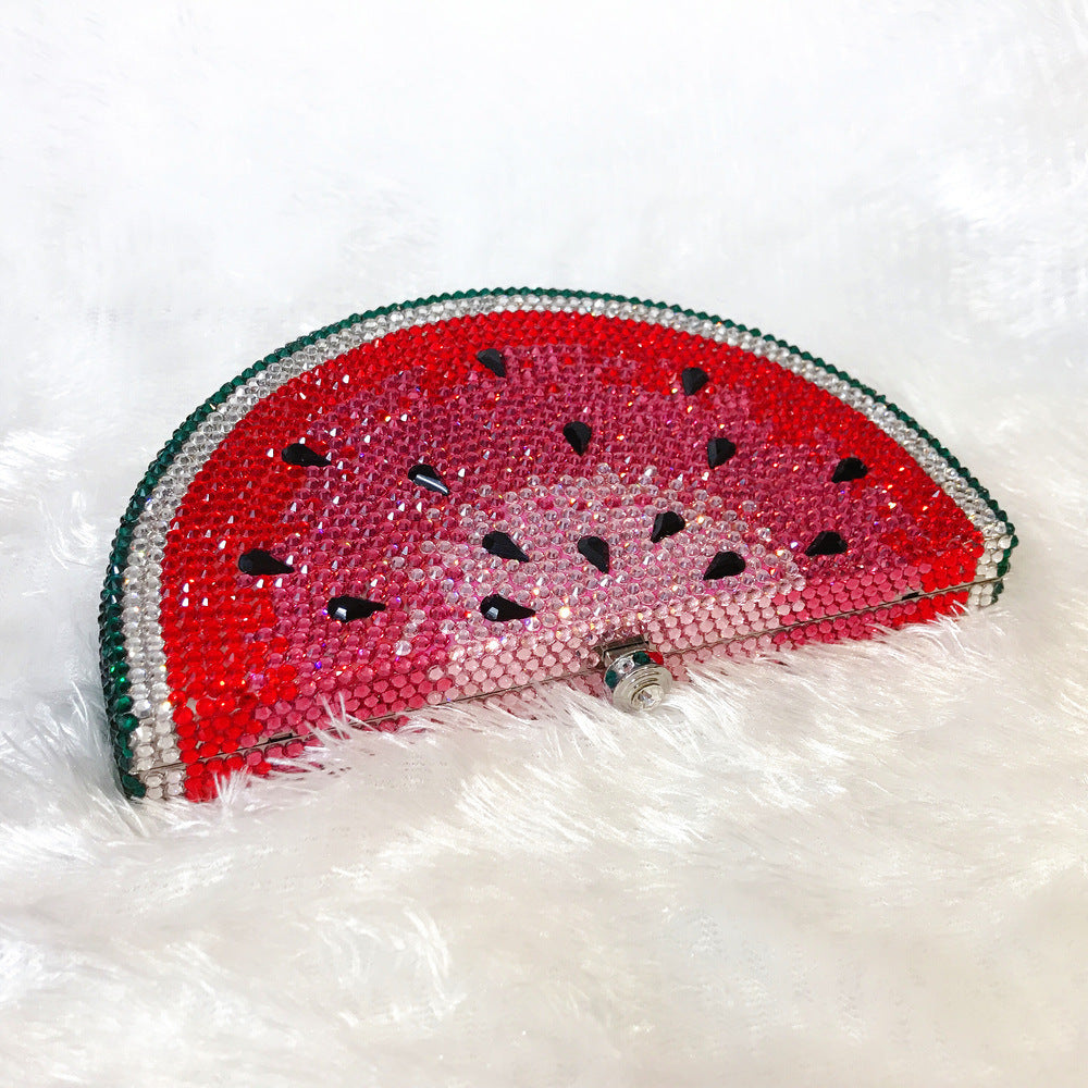 Watermelon Rhinestone Evenning Bag HB1663