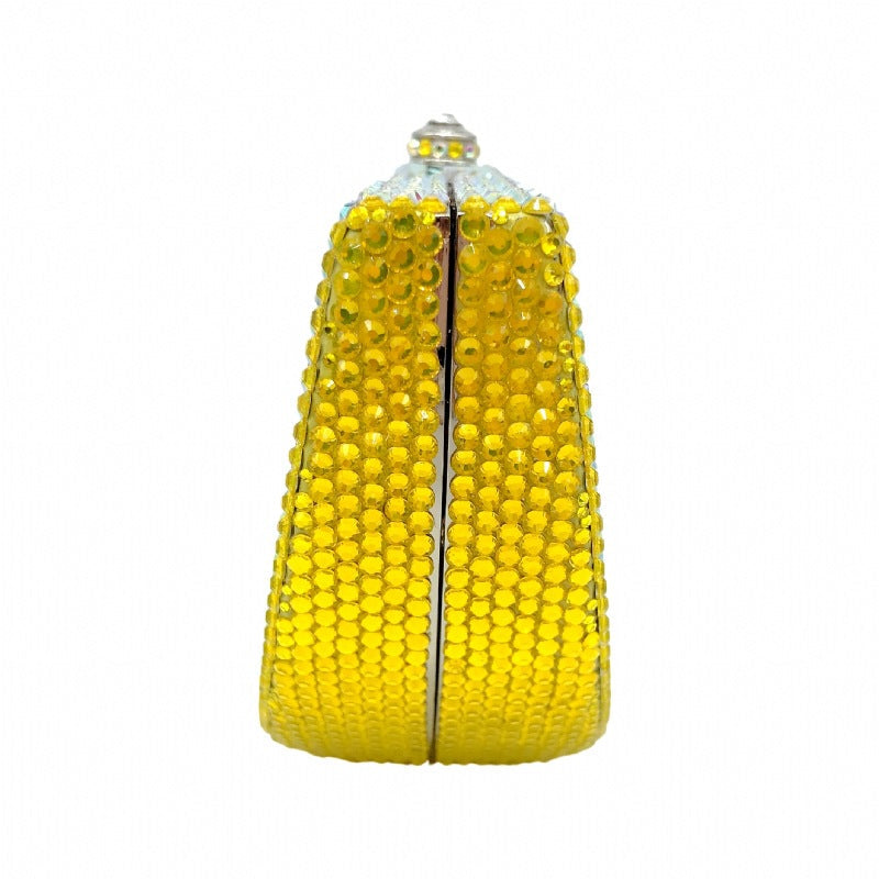Lemon Rhinestone Evenning Bag HB1664