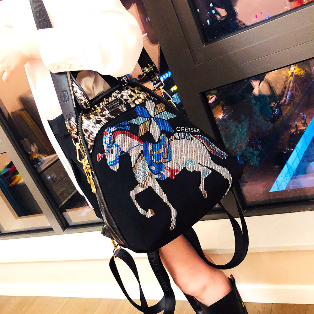 Horse Rhinestone Crossbody HB1673