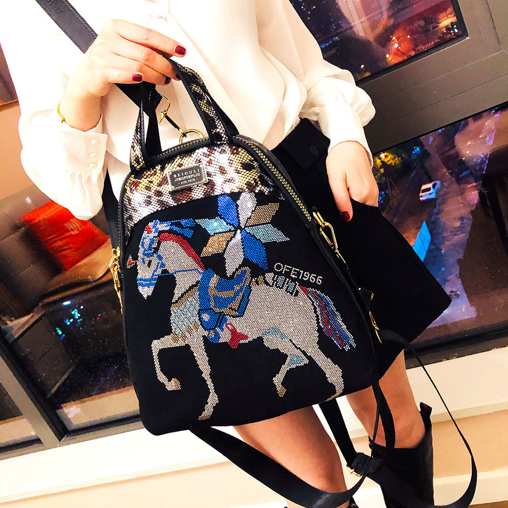 Horse Rhinestone Crossbody HB1673