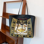 Myth Pattern Leather Tote Bag HB1678
