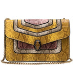 Snakeskin Pattern Crossbody Bag HB1715