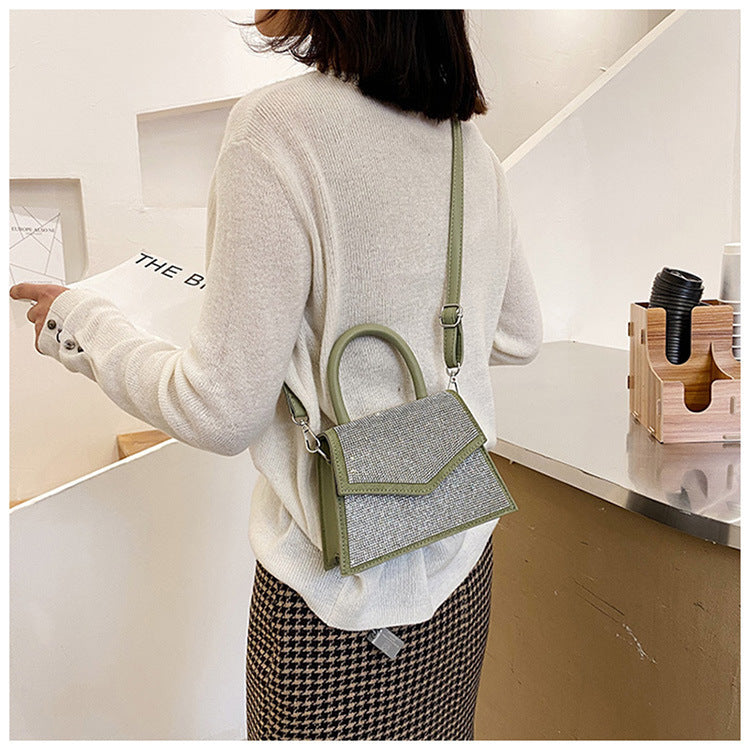 Rhinestone Pu Leather Crossbody HB1719