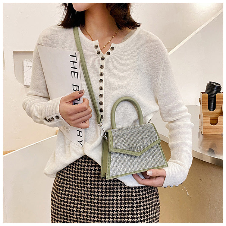 Rhinestone Pu Leather Crossbody HB1719