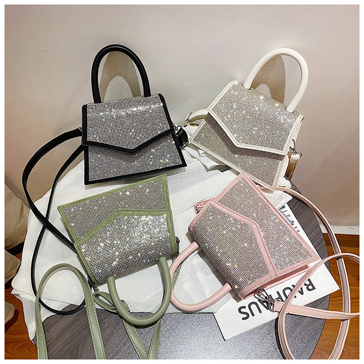 Rhinestone Pu Leather Crossbody HB1719