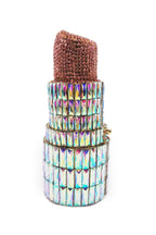 Lipstick Rhinestone Evening Bag HB1727