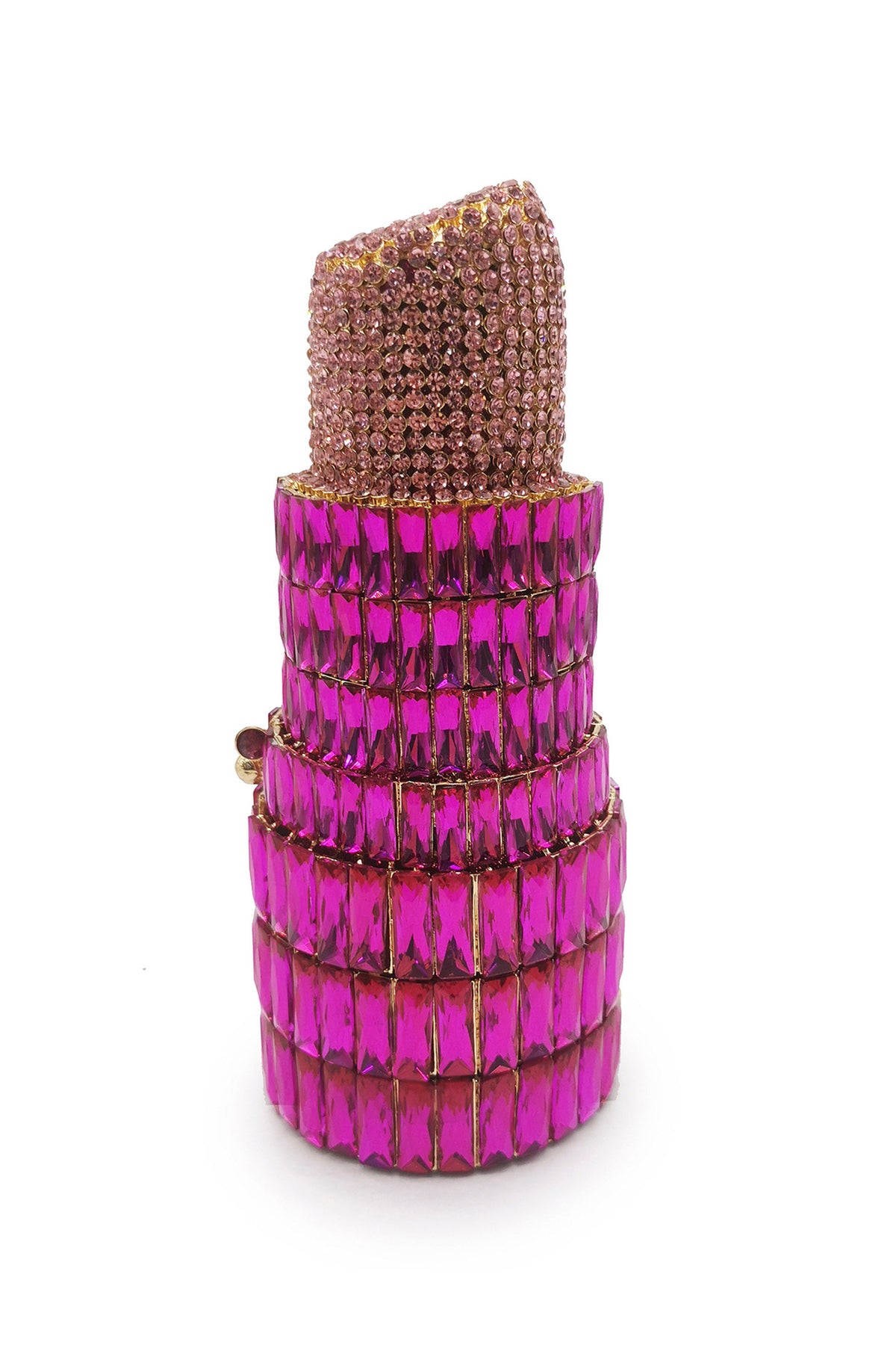 Lipstick Rhinestone Evening Bag HB1727