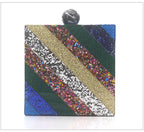Diagonal Color Acrylic Bag HB1733
