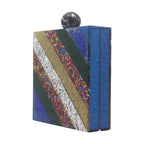 Diagonal Color Acrylic Bag HB1733
