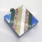 Diagonal Color Acrylic Bag HB1733