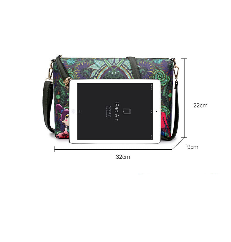 Forest Printed Six-piece Bag Set