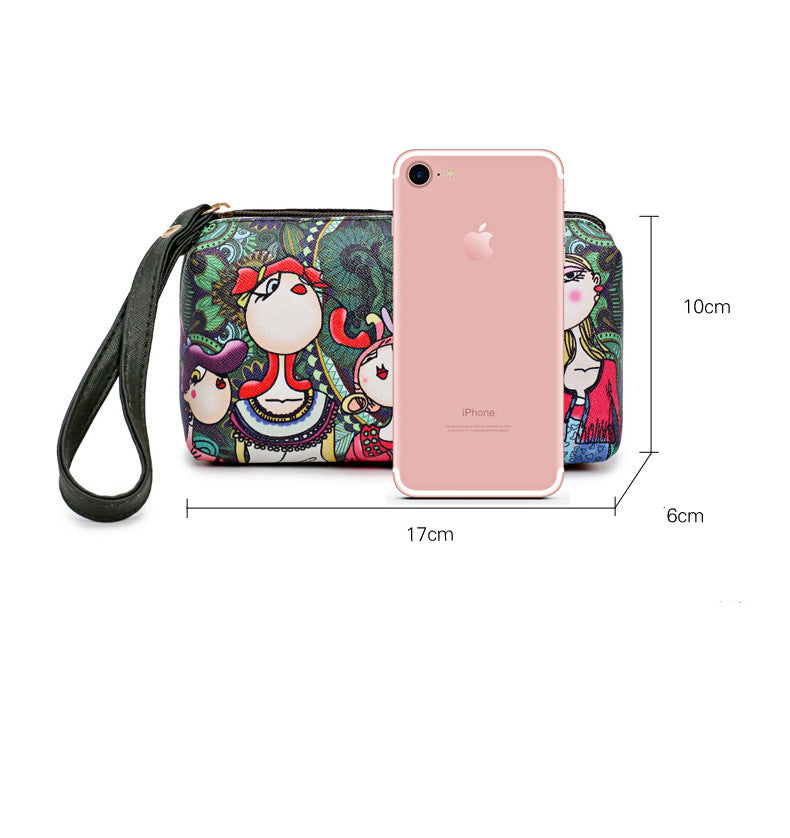 Forest Printed Six-piece Bag Set