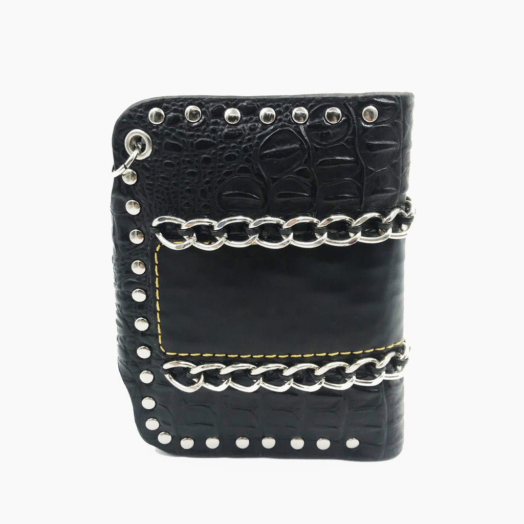 Cross Pu Leather Chain Wallets HB1741