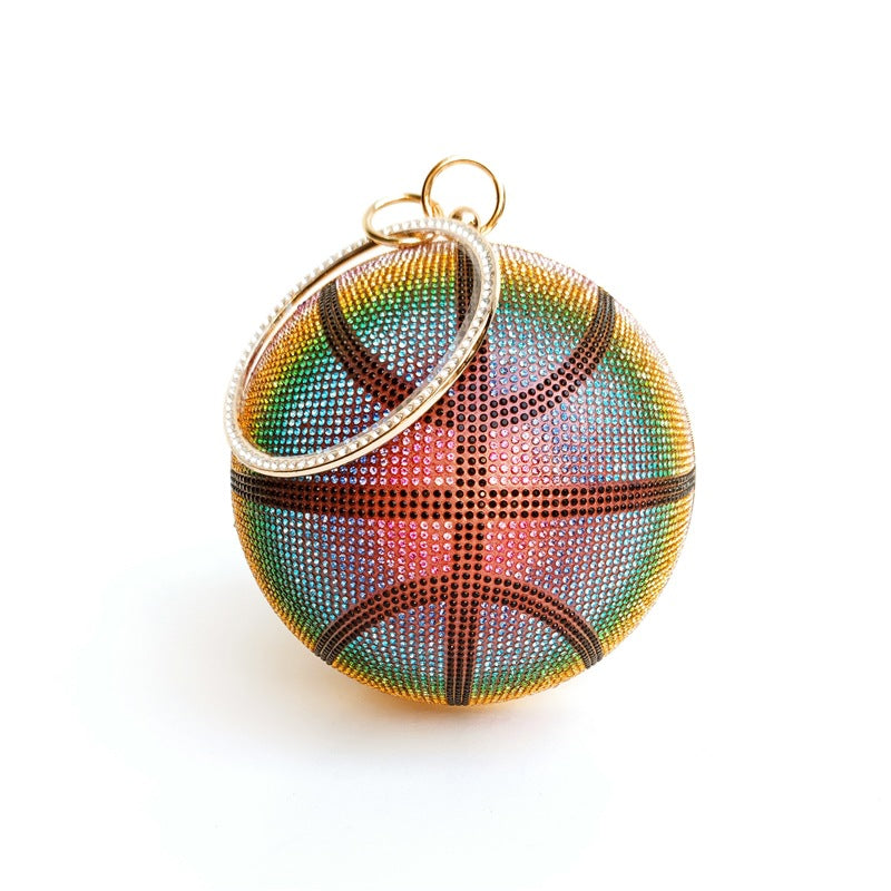 Basketball Rhinestone Clutch HB1746