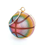 Basketball Rhinestone Clutch HB1746