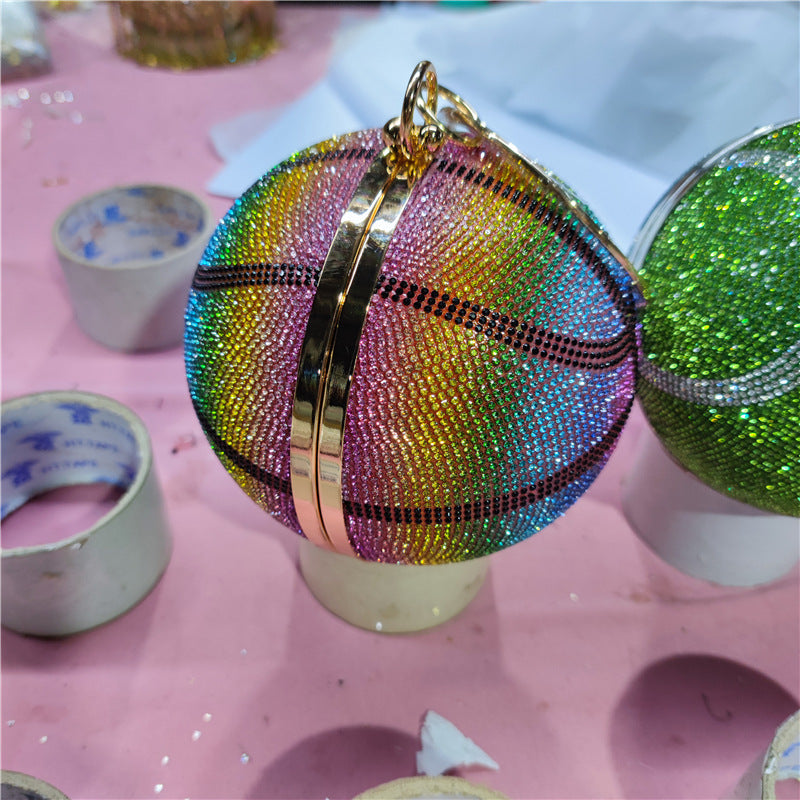 Basketball Rhinestone Clutch HB1746