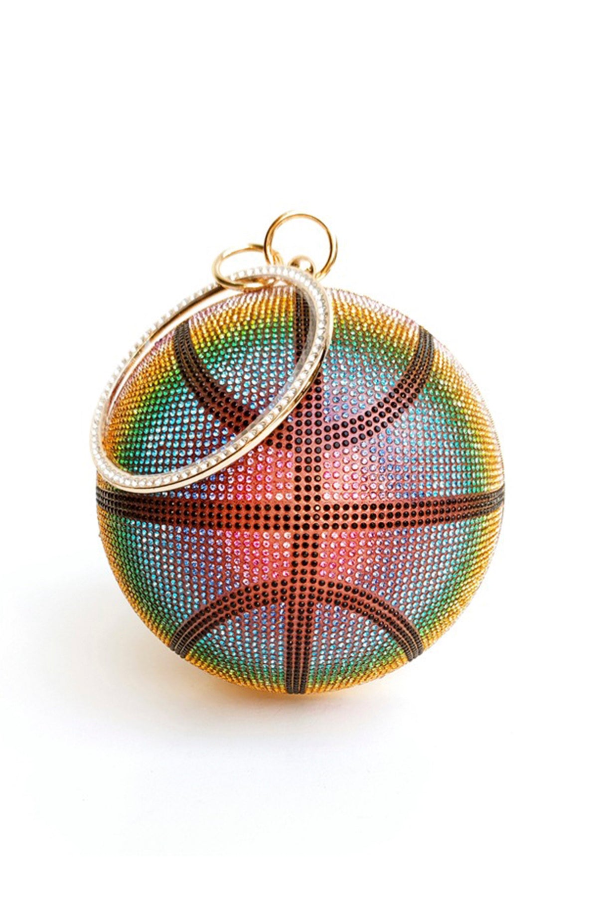 Basketball Rhinestone Clutch HB1746