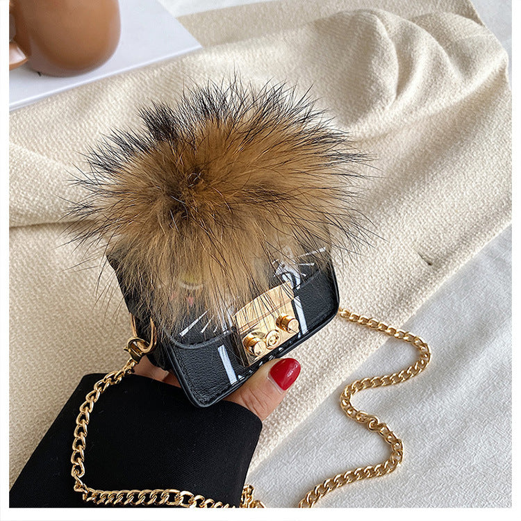 Tiger Pompom Mini Crossbody HB1752