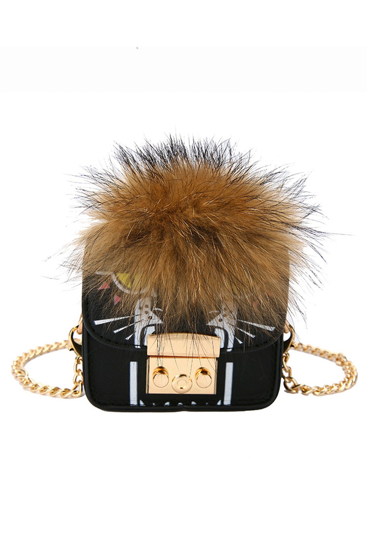 Tiger Pompom Mini Crossbody HB1752
