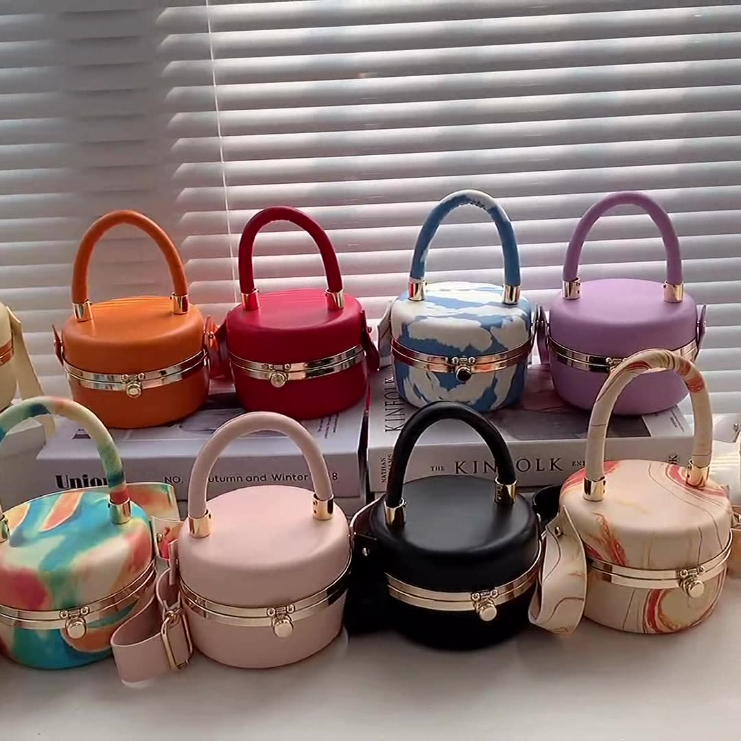 Box Pu Acrylic Crossbody Bag HB1762
