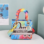 Colorful Pu Leather Diana Handbag HB1771