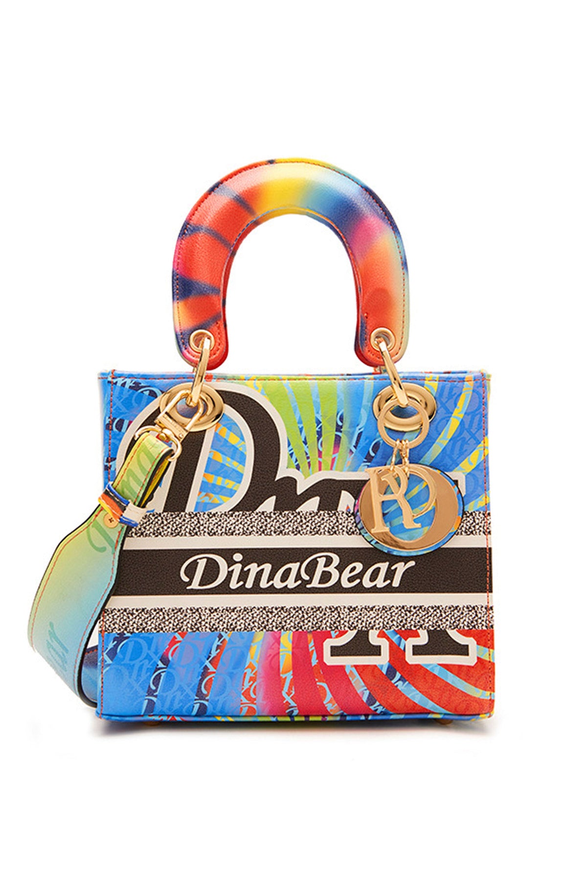 Colorful Pu Leather Diana Handbag HB1771