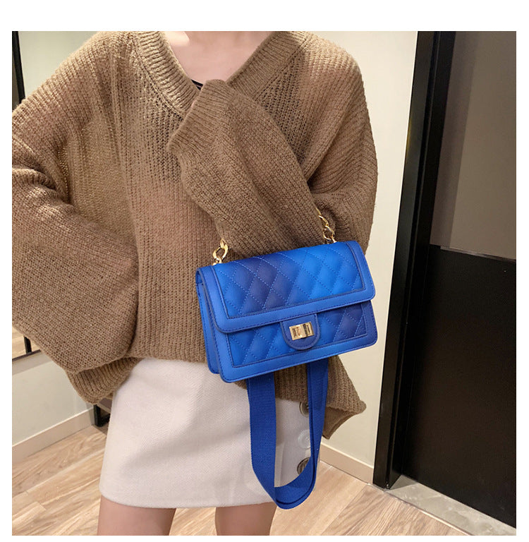 Rhombus Pu Leather Crossbody HB1780